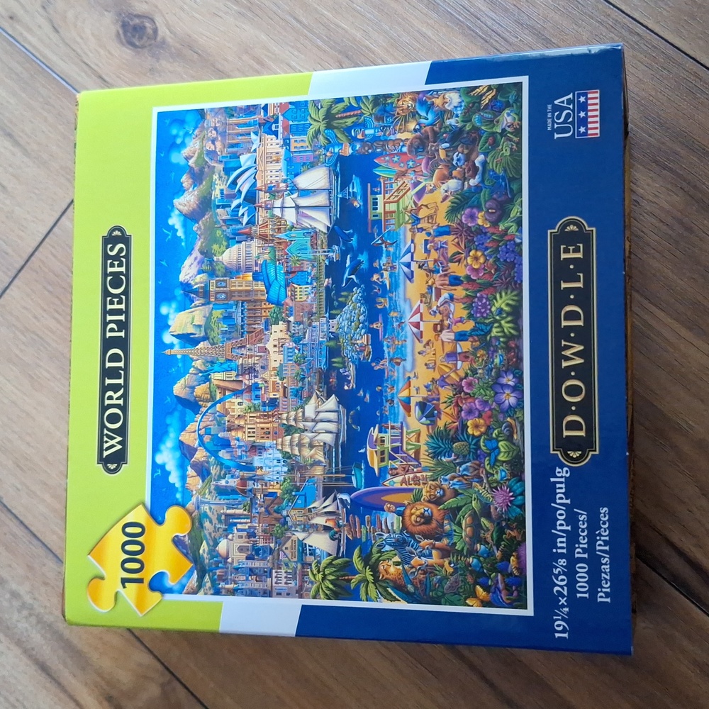 NEW D.O.W.D.L.E UNOPENED World Pieces PUZZLE